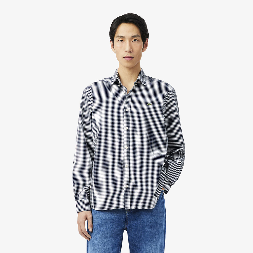 Lacoste Μπλε Πουκάμισο Button Down - 3CH2299