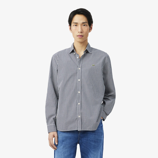 Lacoste Μπλε Πουκάμισο Button Down - 3CH2299