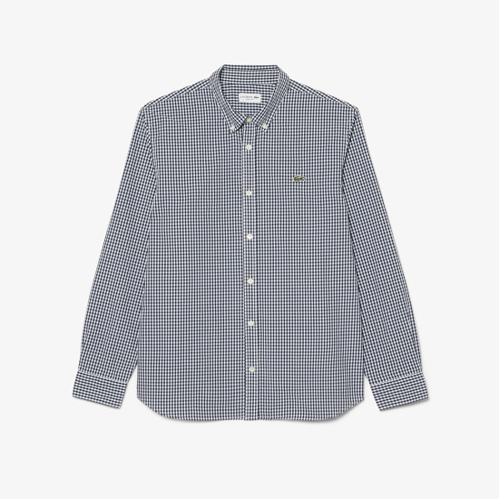 Lacoste Μπλε Πουκάμισο Button Down - 3CH2299