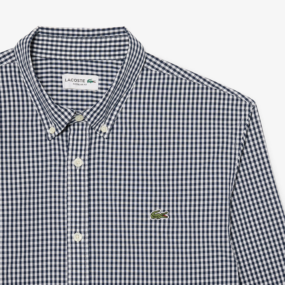 Lacoste Μπλε Πουκάμισο Button Down - 3CH2299