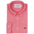 LACOSTE Κόκκινο Καρό Πουκάμισο Button Down - 3CH2564