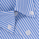 Lacoste Μπλε Ριγέ Πουκάμισο Button Down - 3CH2936