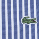Lacoste Μπλε Ριγέ Πουκάμισο Button Down - 3CH2936