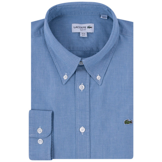 Lacoste Μπλε Πουκάμισο Button Down - 3CH2967
