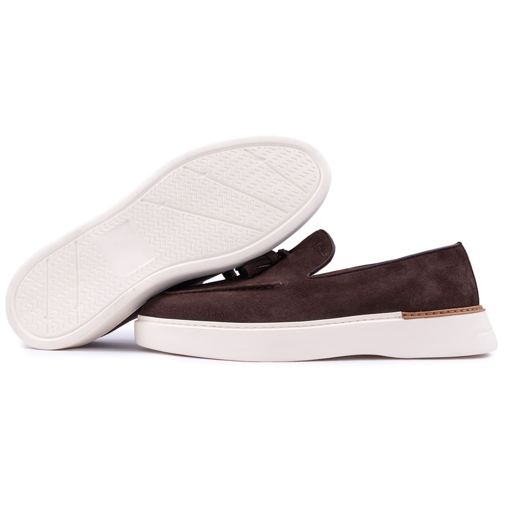 Boss Shoes Καφέ Loafer 100% Leather - D7865 SUE
