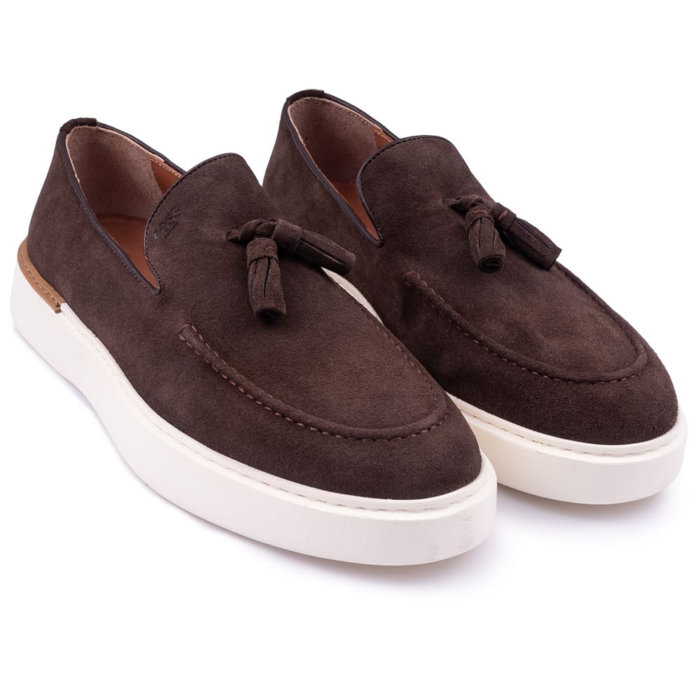 Boss Shoes Καφέ Loafer 100% Leather - D7865 SUE
