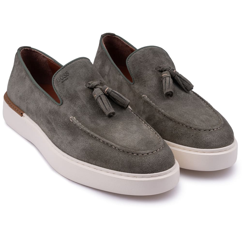 Boss Shoes Πράσινο Loafer 100% Leather - D7865 SUE