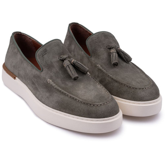 Boss Shoes Πράσινο Loafer 100% Leather - D7865 SUE