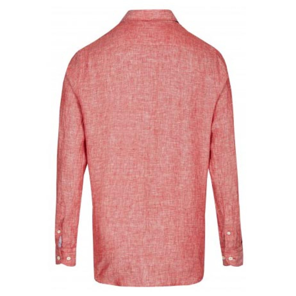 DANIEL HECHTER Κοραλλί Πουκάμισο 100% Linen - 101620-60590