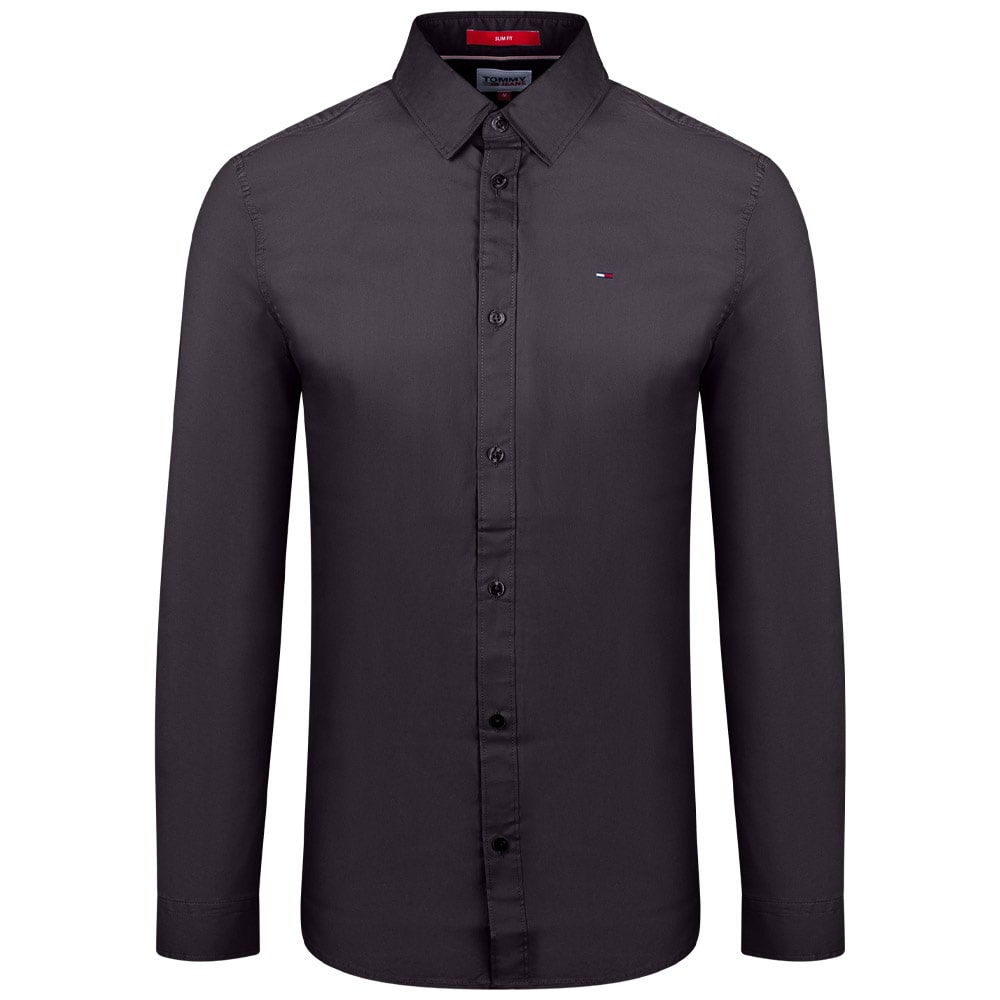 Tommy Jeans Μαύρο Πουκάμισο - DM0DM04405