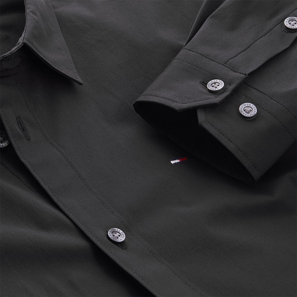 Tommy Jeans Μαύρο Πουκάμισο - DM0DM04405