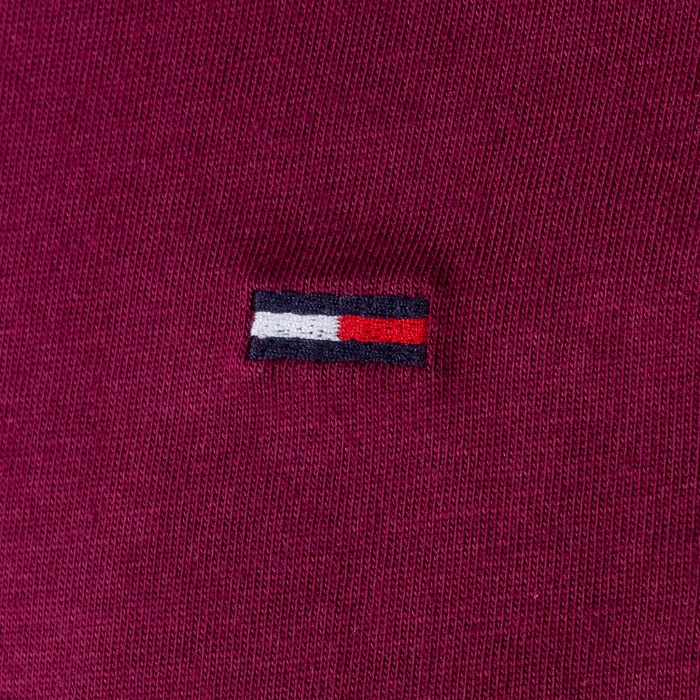 TOMMY JEANS Μπορντό T-shirt C Neck - DM0DM04411