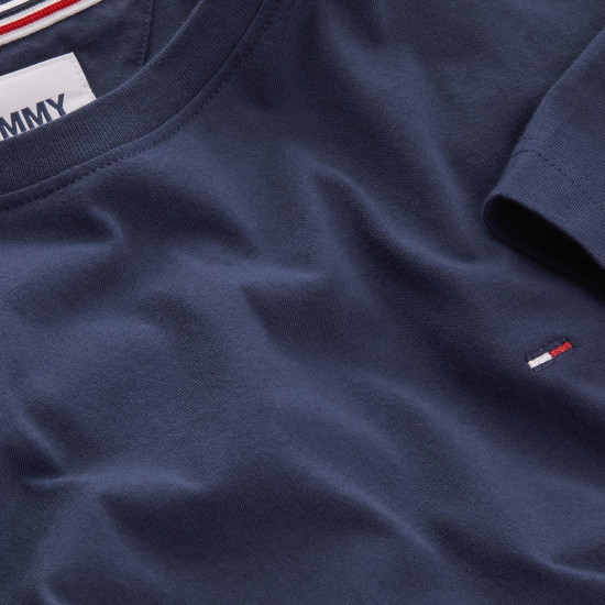 TOMMY JEANS Μπλε T-shirt C Neck - DM0DM04411