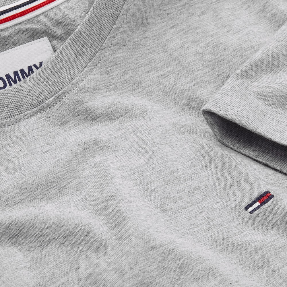 TOMMY JEANS Γκρι T-shirt C Neck - DM0DM04411