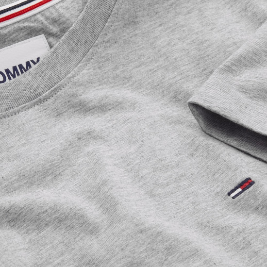 TOMMY JEANS Γκρι T-shirt C Neck - DM0DM04411