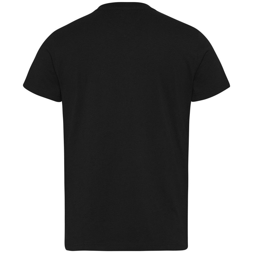 TOMMY JEANS T-shirt Round Neck 100% Organic Cotton DM0DM04411 Μαύρο