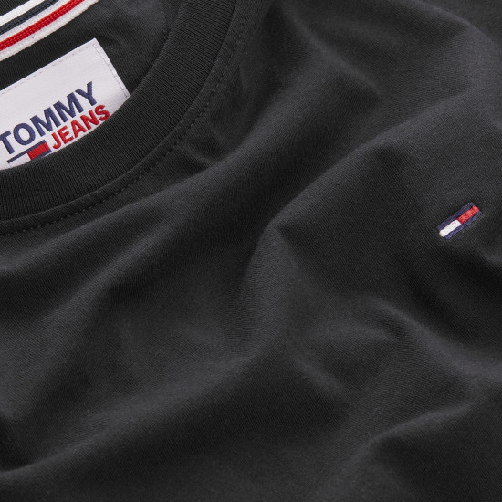 TOMMY JEANS Μαύρο T-shirt C Neck - DM0DM04411