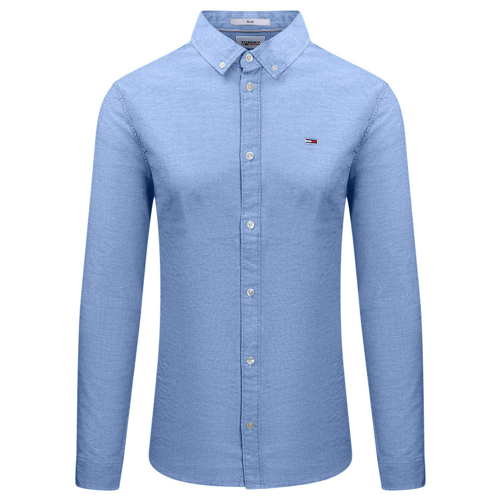 Tommy Jeans Μπλε Πουκάμισο Button Down - DM0DM09594
