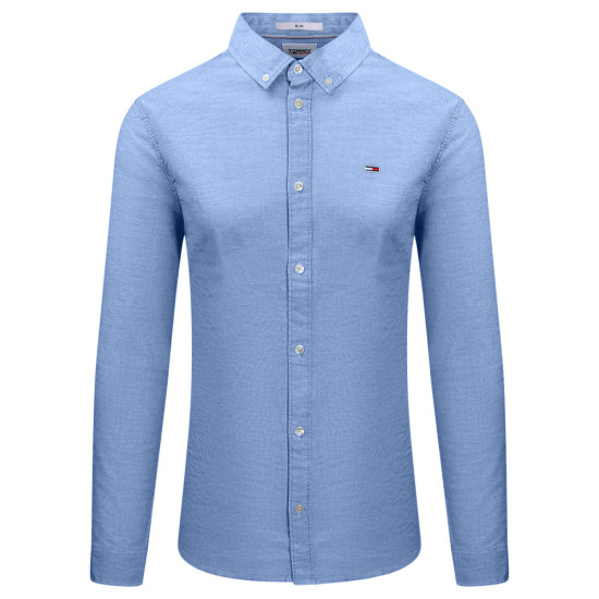 Tommy Jeans Μπλε Πουκάμισο Button Down - DM0DM09594