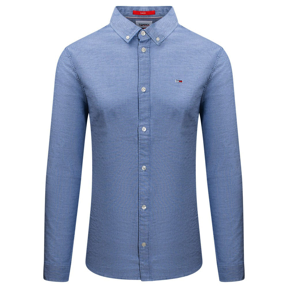Tommy Jeans Μπλε Πουκάμισο Button Down - DM0DM09594