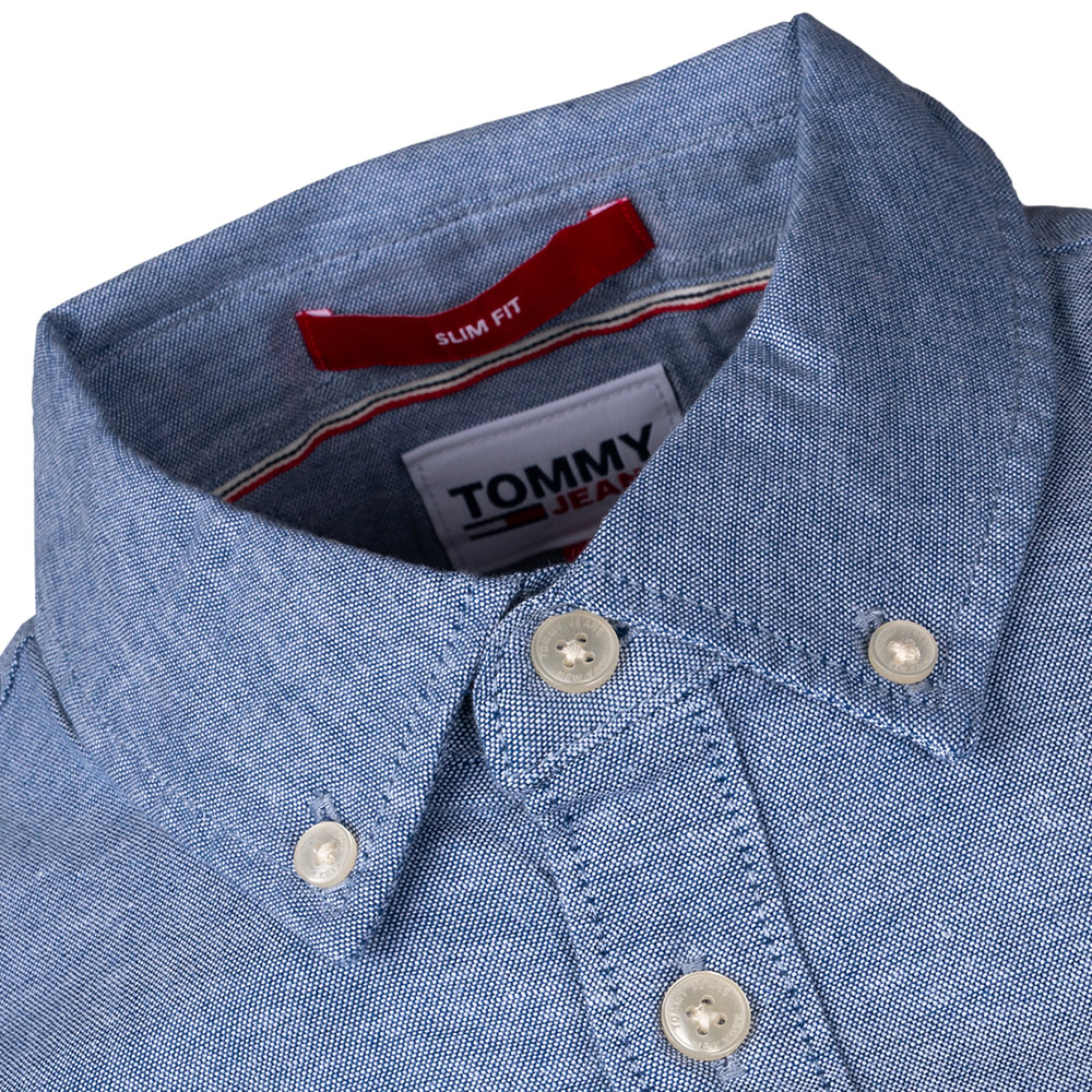 Tommy Jeans Μπλε Πουκάμισο Button Down - DM0DM09594