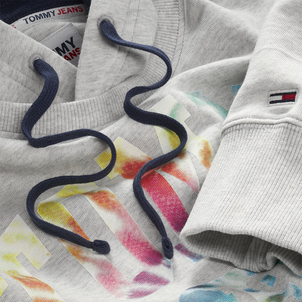 Tommy Jeans Γκρι Hoodie - DM0DM12350