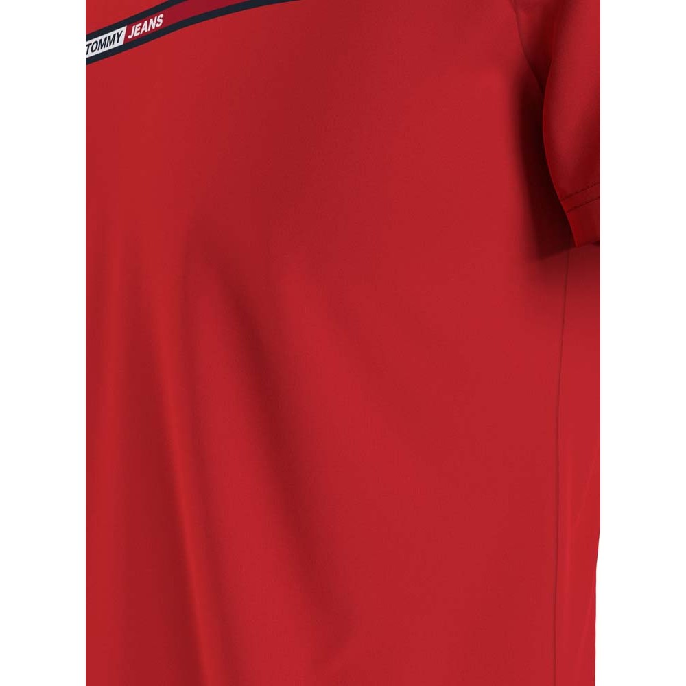 Tommy Jeans Κόκκινο T-shirt C Neck - DM0DM13509