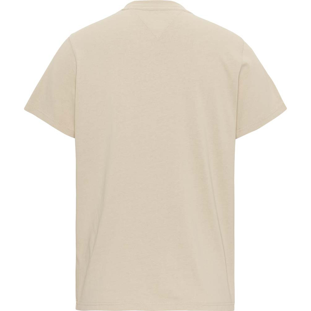 Tommy Jeans T-shirt Round Neck 100% Transitional Organic Cotton DM0DM13761 PF Μπεζ