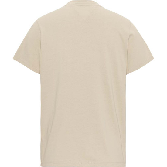 Tommy Jeans T-shirt Round Neck 100% Transitional Organic Cotton DM0DM13761 PF Μπεζ