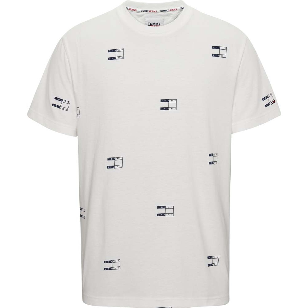 Tommy Jeans Λευκό T-shirt C Neck - DM0DM13810