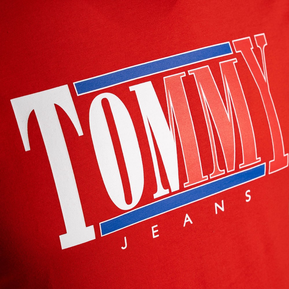 Tommy Hilfiger Κόκκινο T-shirt C Neck - DM0DM14982
