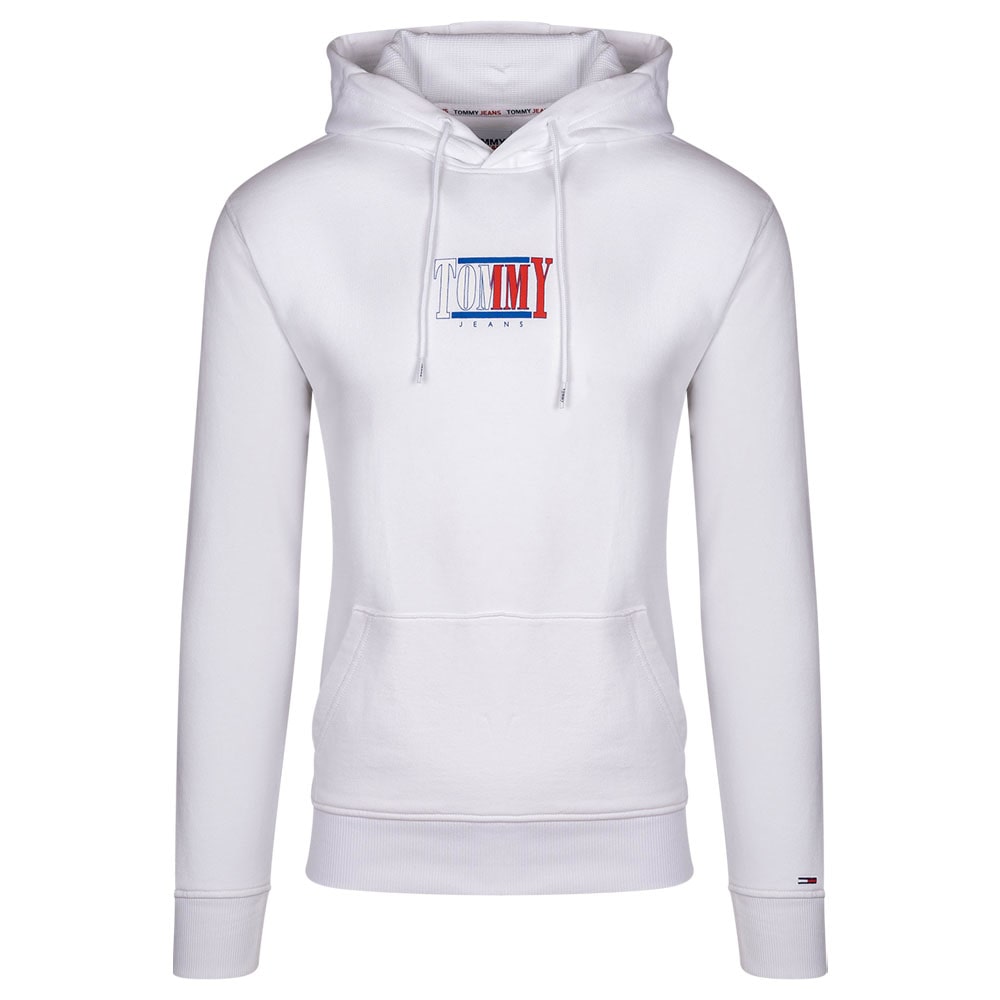 Tommy Hilfiger Λευκό Hoodie Essential Graphic - DM0DM15006