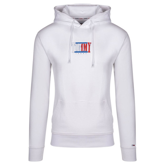 Tommy Hilfiger Λευκό Hoodie Essential Graphic - DM0DM15006