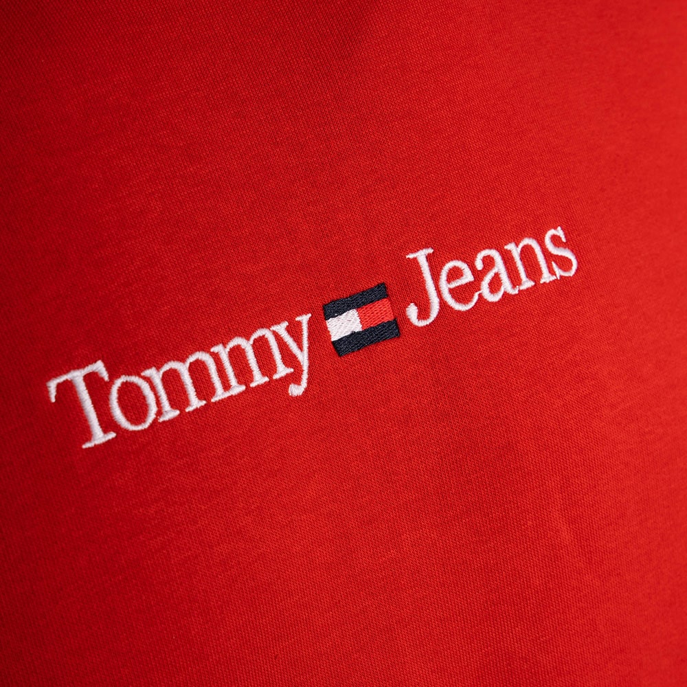 Tommy Hilfiger Κόκκινο Hoodie Reg Linear - DM0DM15013