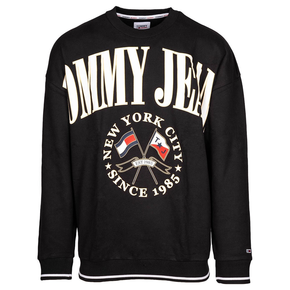Tommy Hilfiger Μαύρο Φούτερ C Neck DM0DM15024