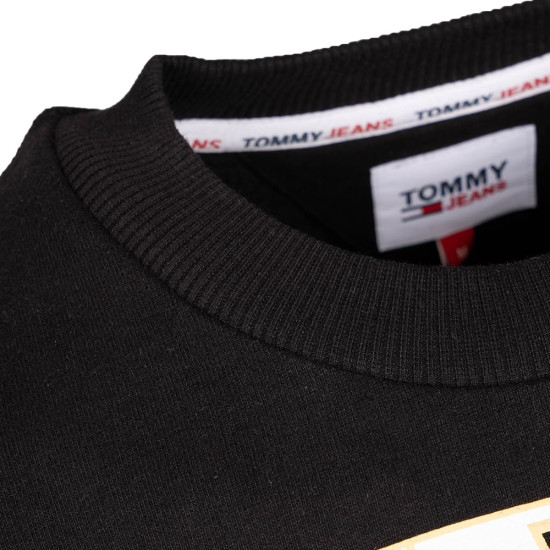 Tommy Hilfiger Μαύρο Φούτερ C Neck DM0DM15024