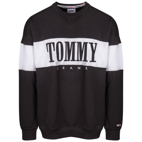 Tommy Jeans Μαύρο Φούτερ C Neck DM0DM15026