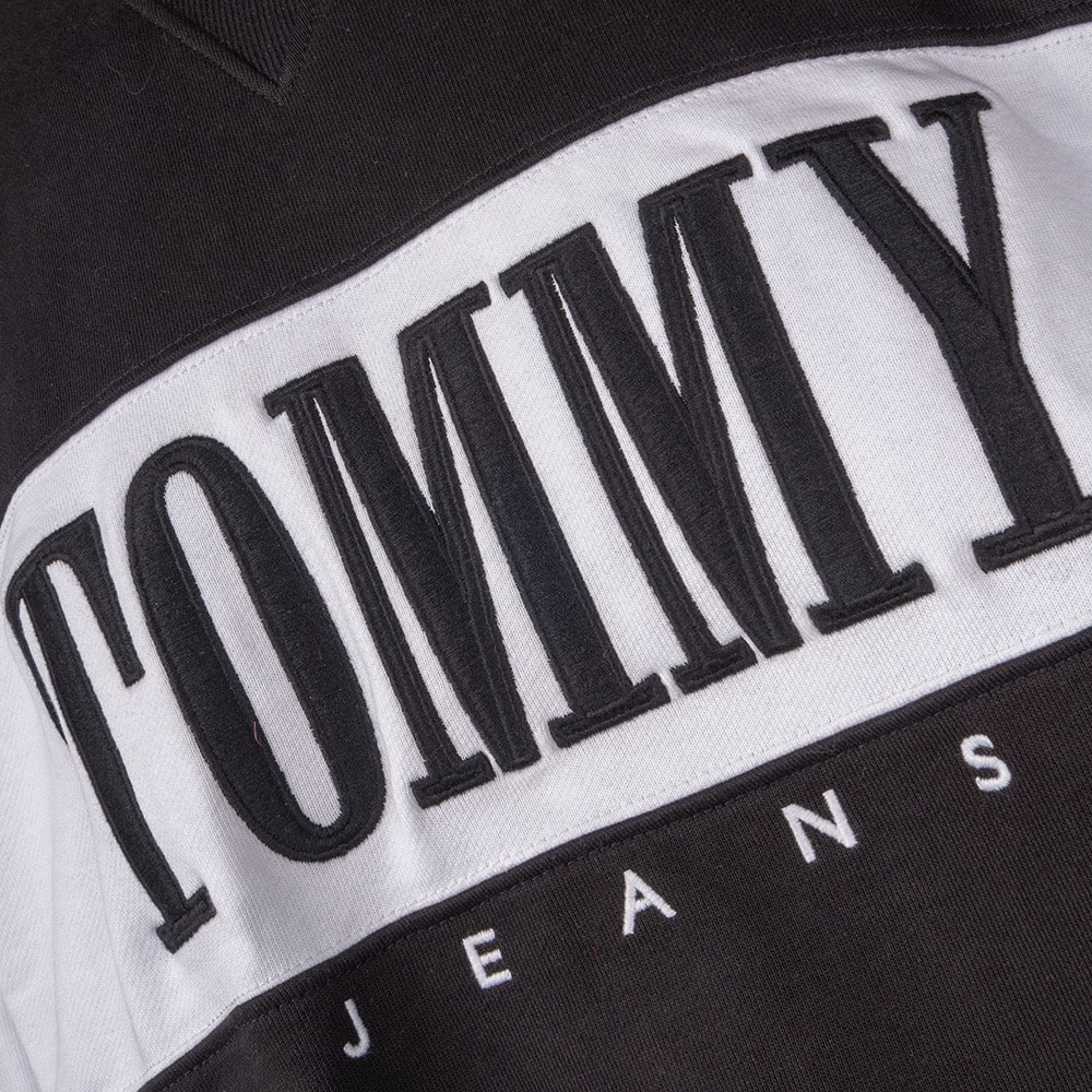 Tommy Jeans Μαύρο Φούτερ C Neck DM0DM15026