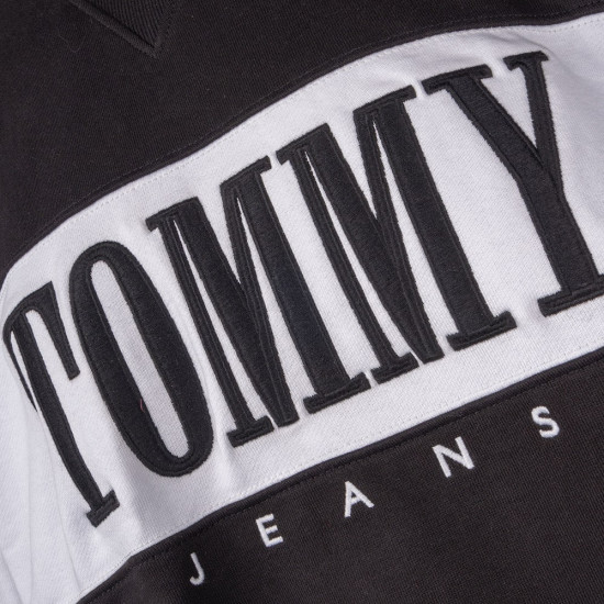 Tommy Jeans Μαύρο Φούτερ C Neck DM0DM15026