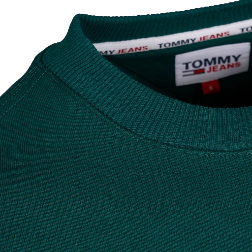 Tommy Jeans Πράσινο Φούτερ C Neck DM0DM15206