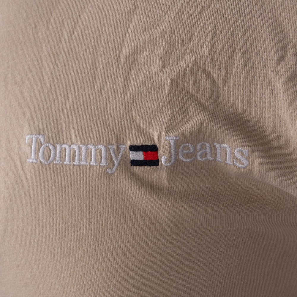Tommy Jeans Μπεζ T-shirt C Neck - DM0DM15790