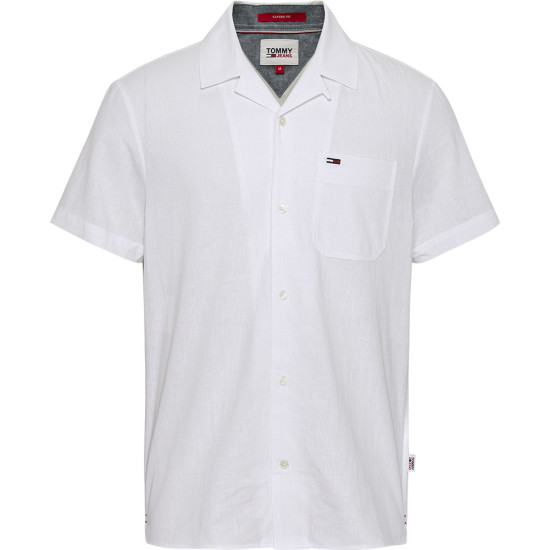 Tommy Jeans Λευκό Πουκάμισο - DM0DM15924