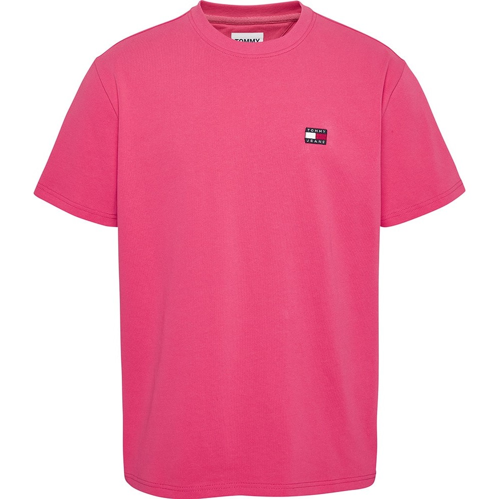 Tommy Jeans Ροζ T-shirt C Neck - DM0DM16320