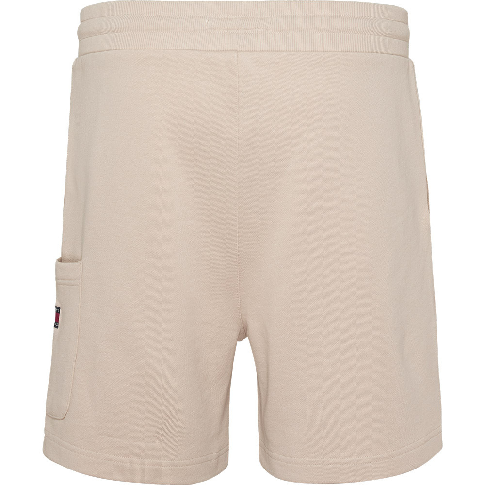 Tommy Jeans Εκρού Αθλητική Βερμούδα - DM0DM16330