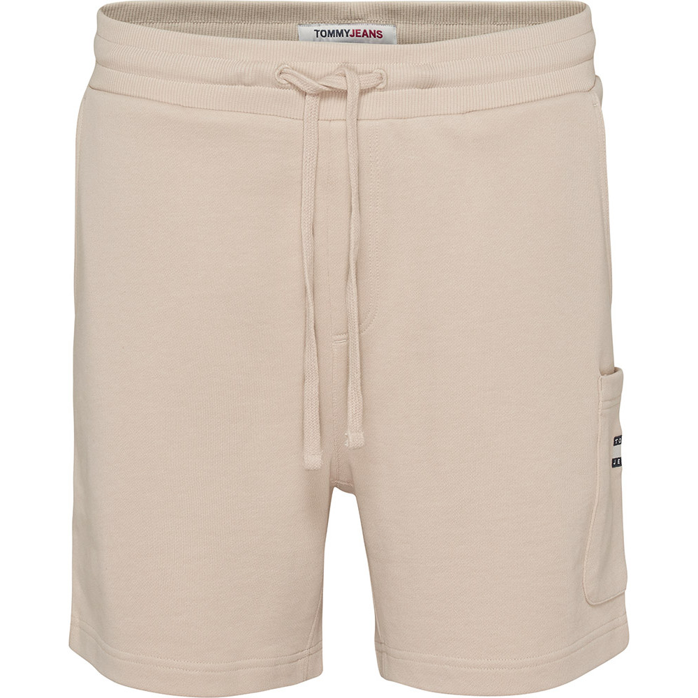 Tommy Jeans Εκρού Αθλητική Βερμούδα - DM0DM16330
