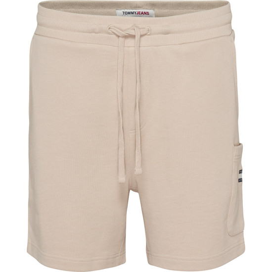 Tommy Jeans Εκρού Αθλητική Βερμούδα - DM0DM16330