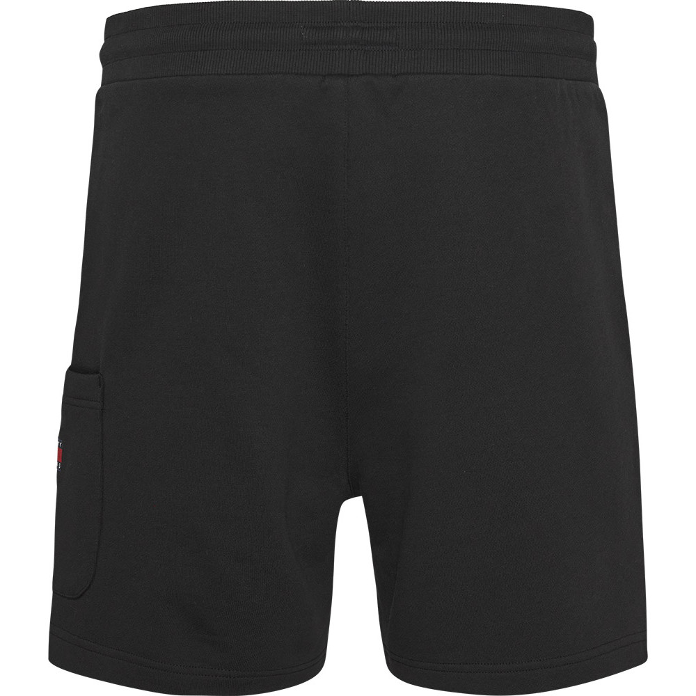 Tommy Jeans Μαύρη Αθλητική Βερμούδα - DM0DM16330