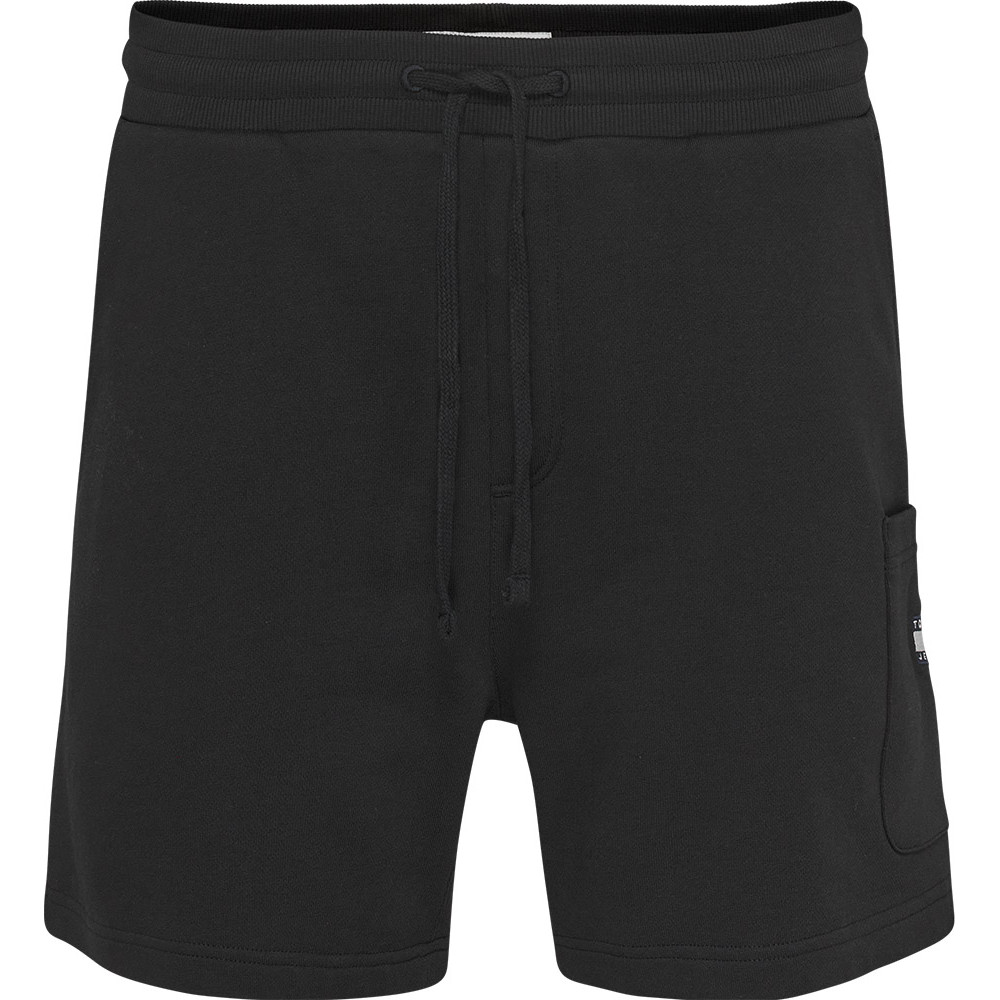 Tommy Jeans Μαύρη Αθλητική Βερμούδα - DM0DM16330