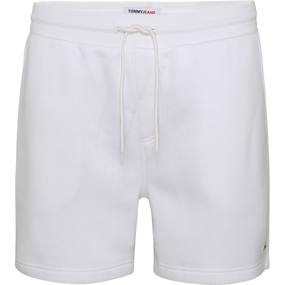 Tommy Jeans Αθλητική Βερμούδα 100% Cotton DM0DM16333 Λευκό