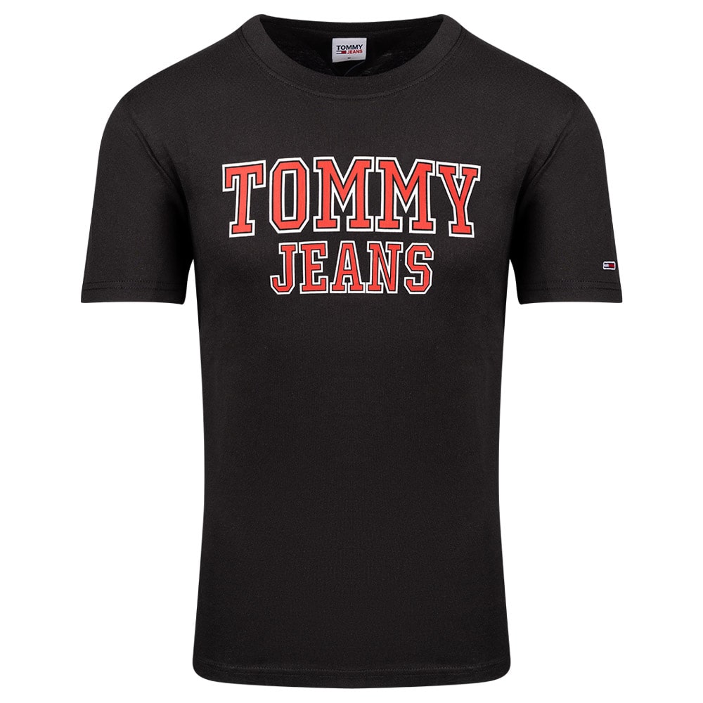 Tommy Jeans Μαύρο T-shirt C Neck - DM0DM16405